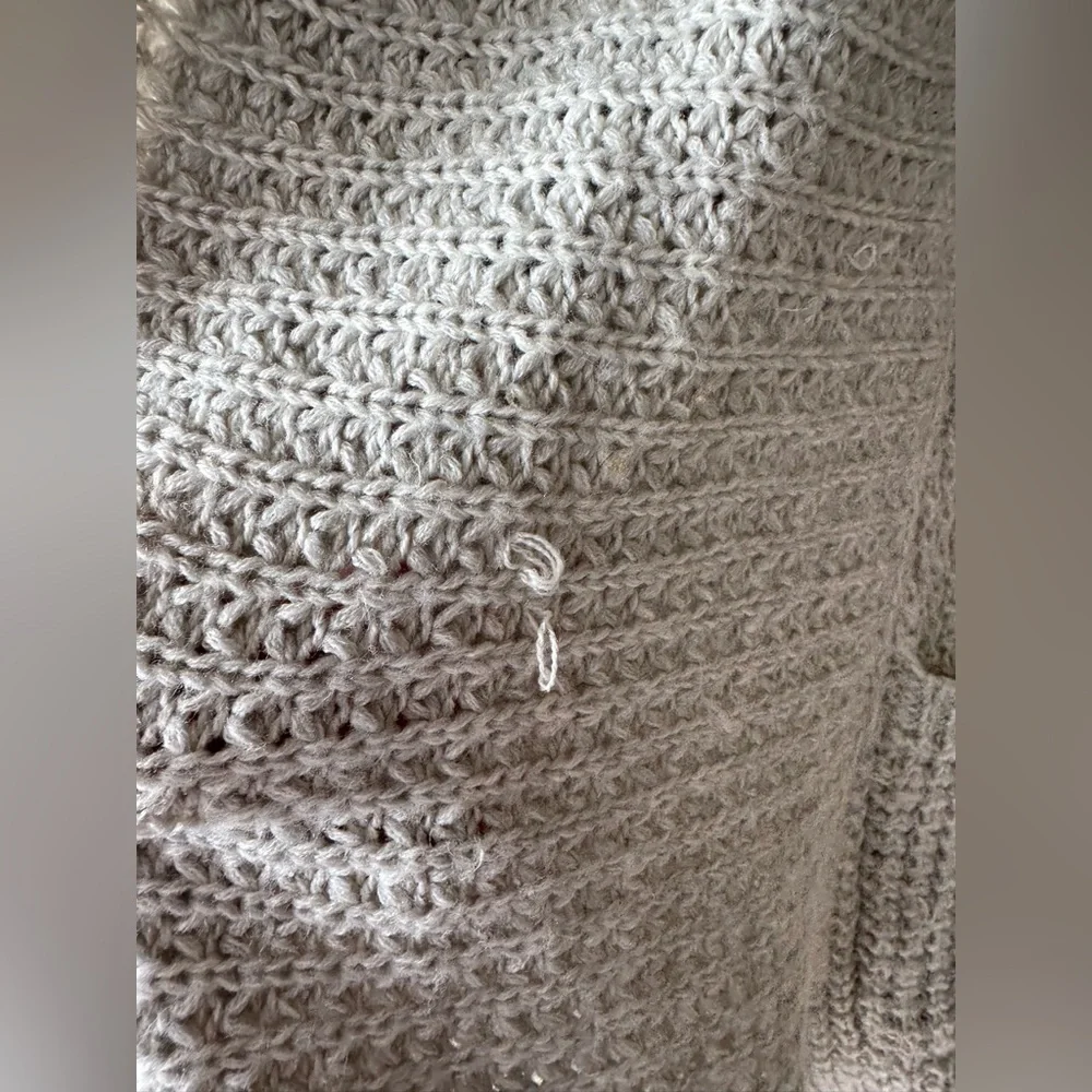 Rip Curl Cozy Gray Open-Front Cardigan